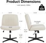 Cross-legged dressing chair, home office chair - Image 2