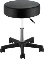 A wheeled, 400-pound weight-bearing, rotatable stool.